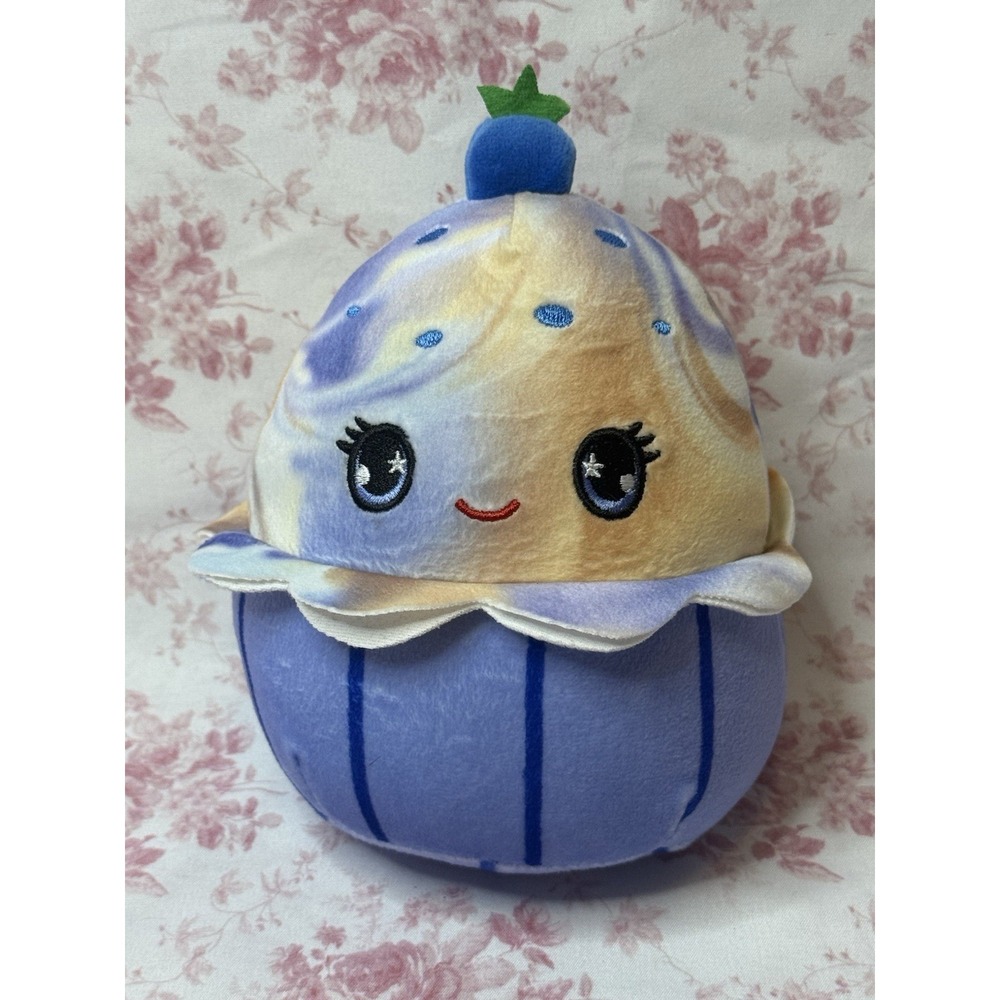 Squishmallows Maudie Blueberry Muffin Plush 6" Kellytoy Stuffed Toy